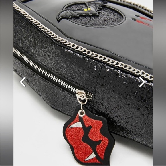 Betsey Johnson Gothic Black Backpack - Picture 4 of 14